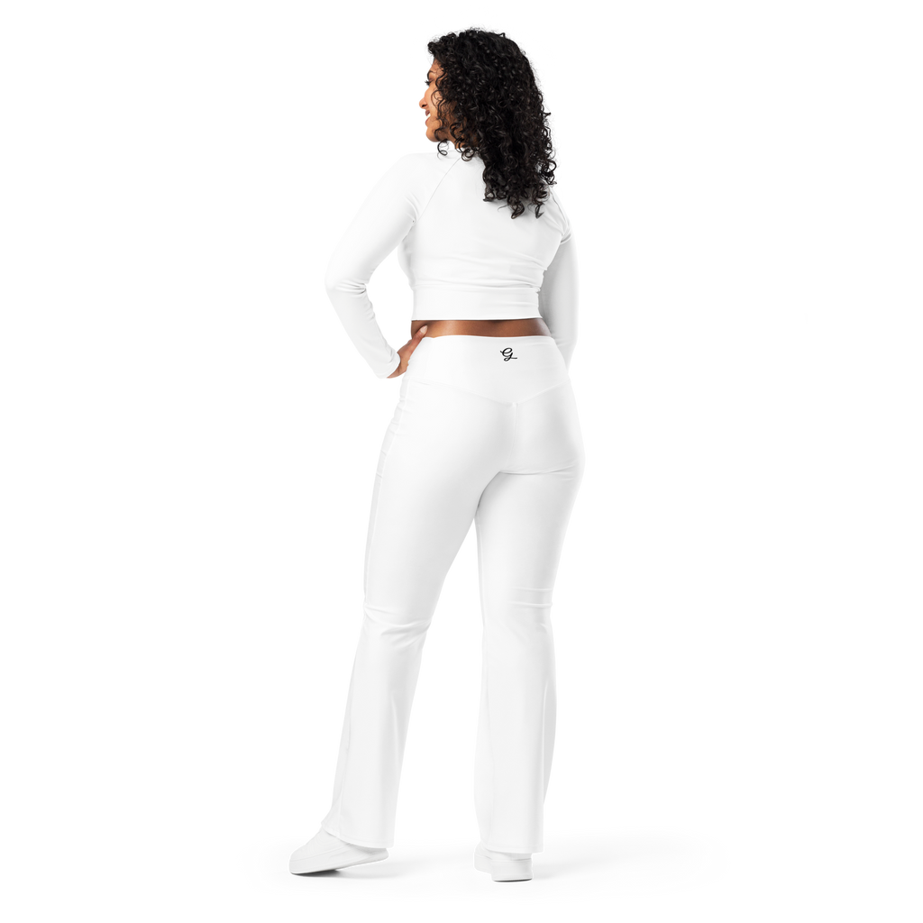 granpaw golf flare-leggings-white