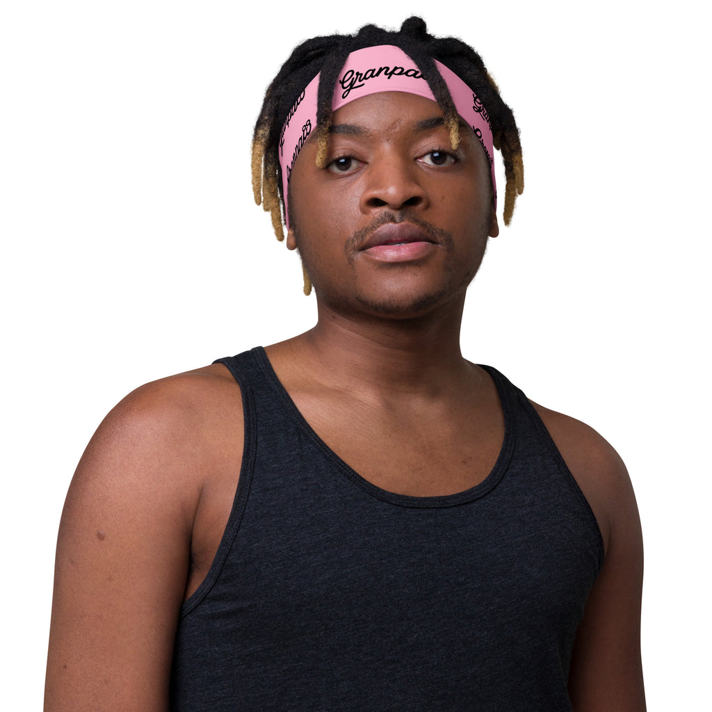 granpaw golf - unisex pink headband