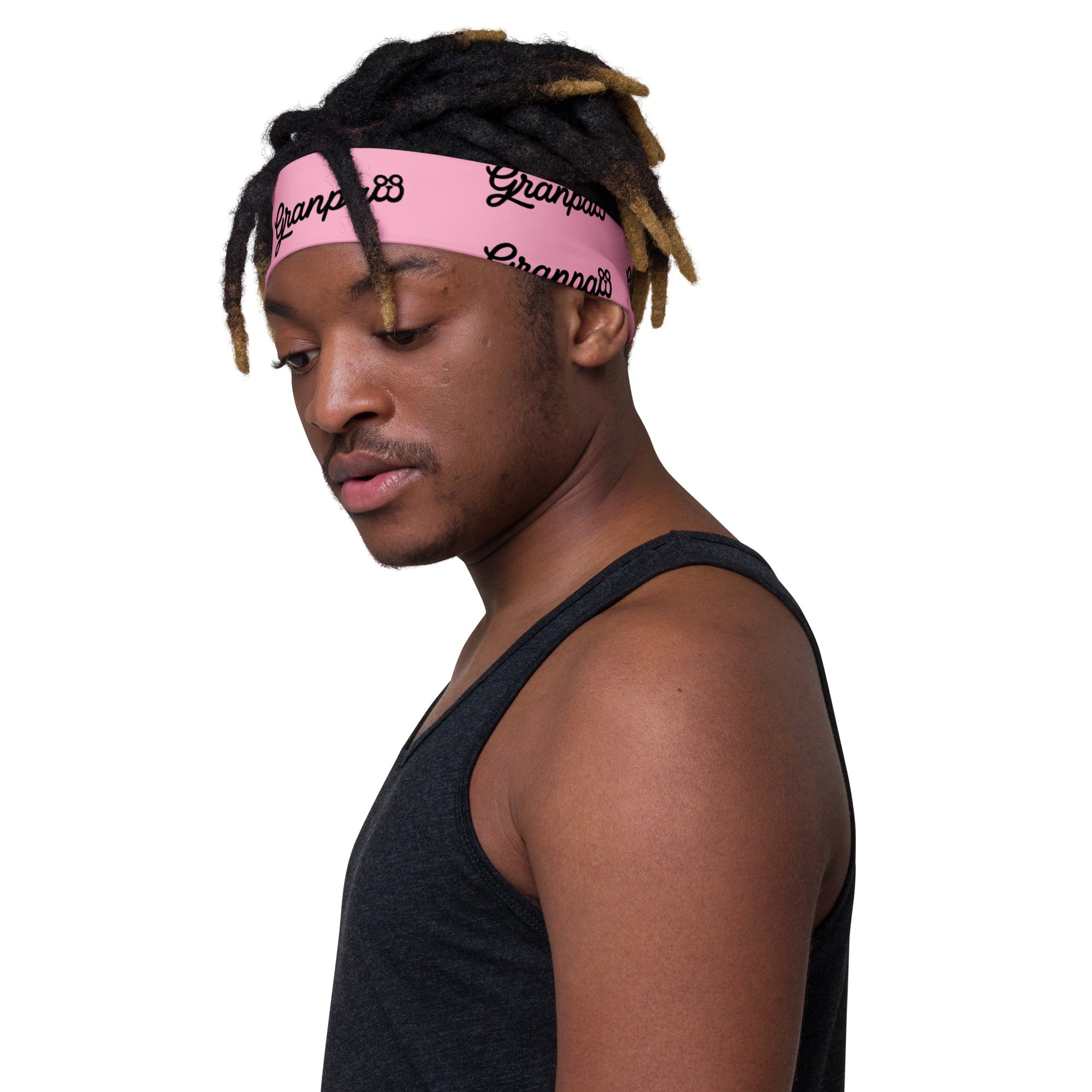 granpaw golf - unisex pink headband