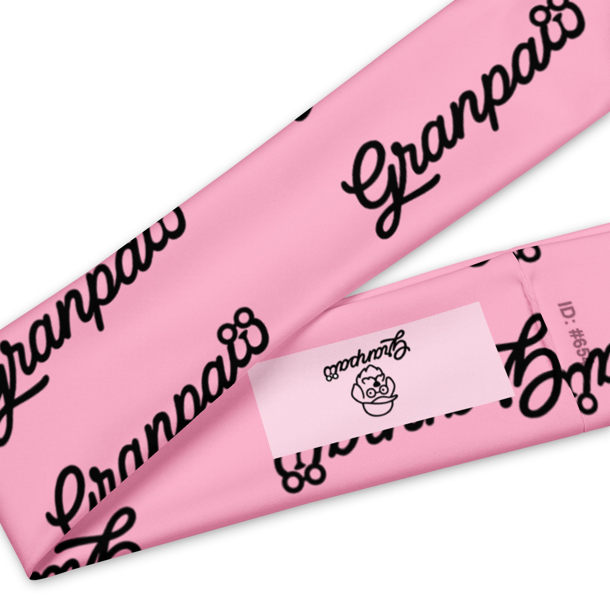 granpaw golf - unisex pink headband