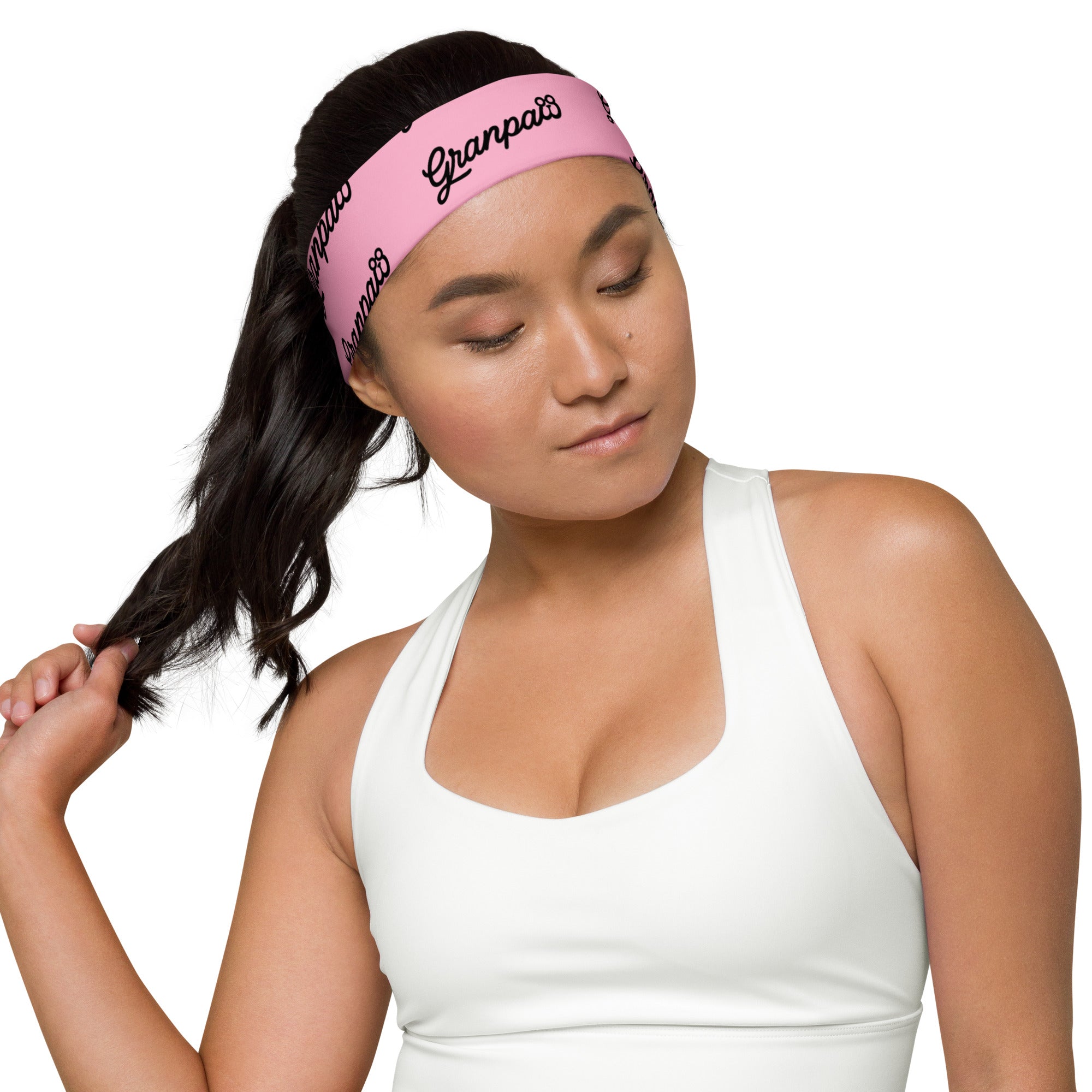 granpaw golf - unisex pink headband