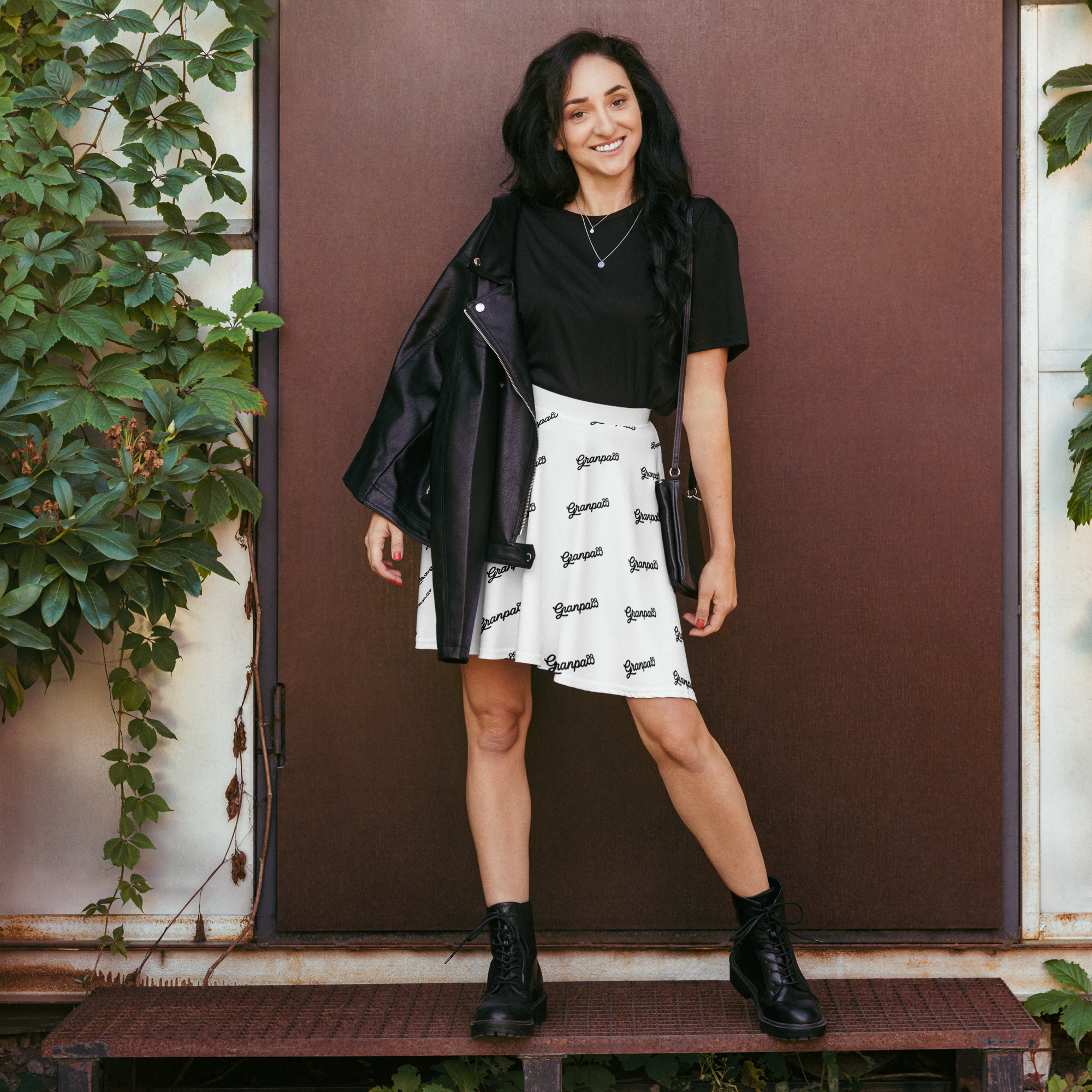 granpaw golf skirt-white