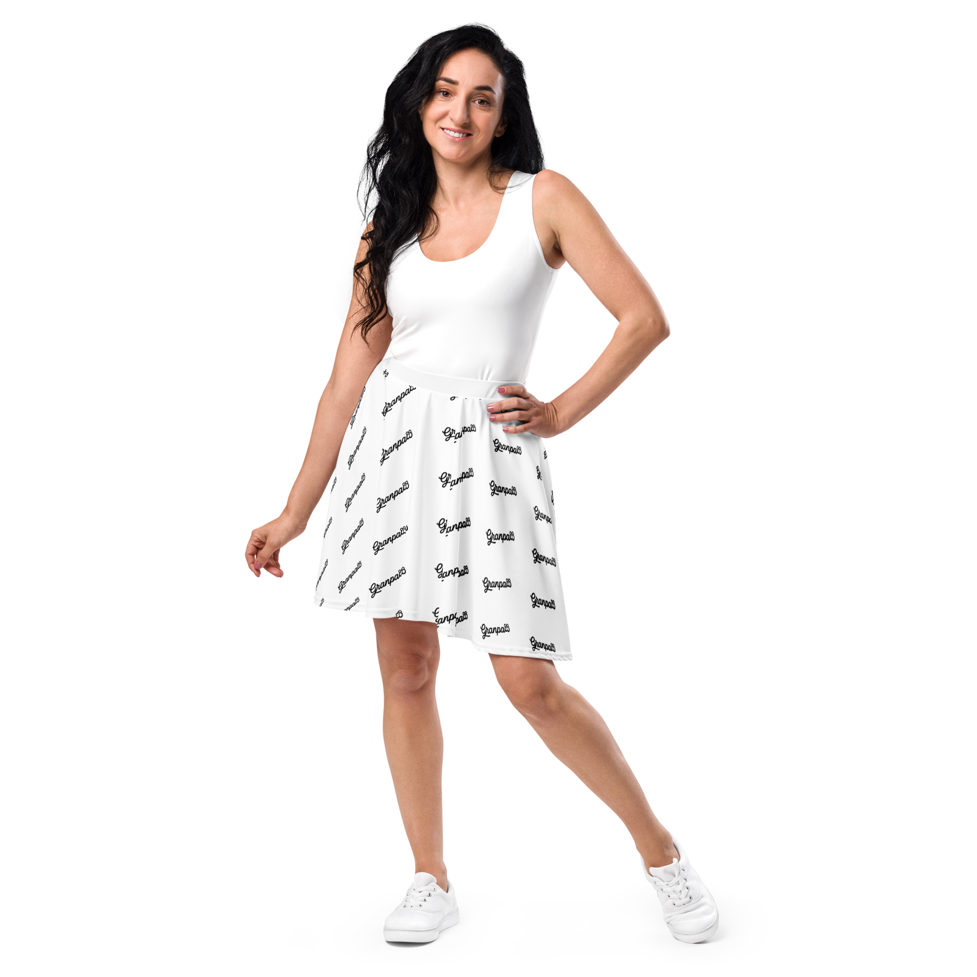 granpaw golf skirt-white