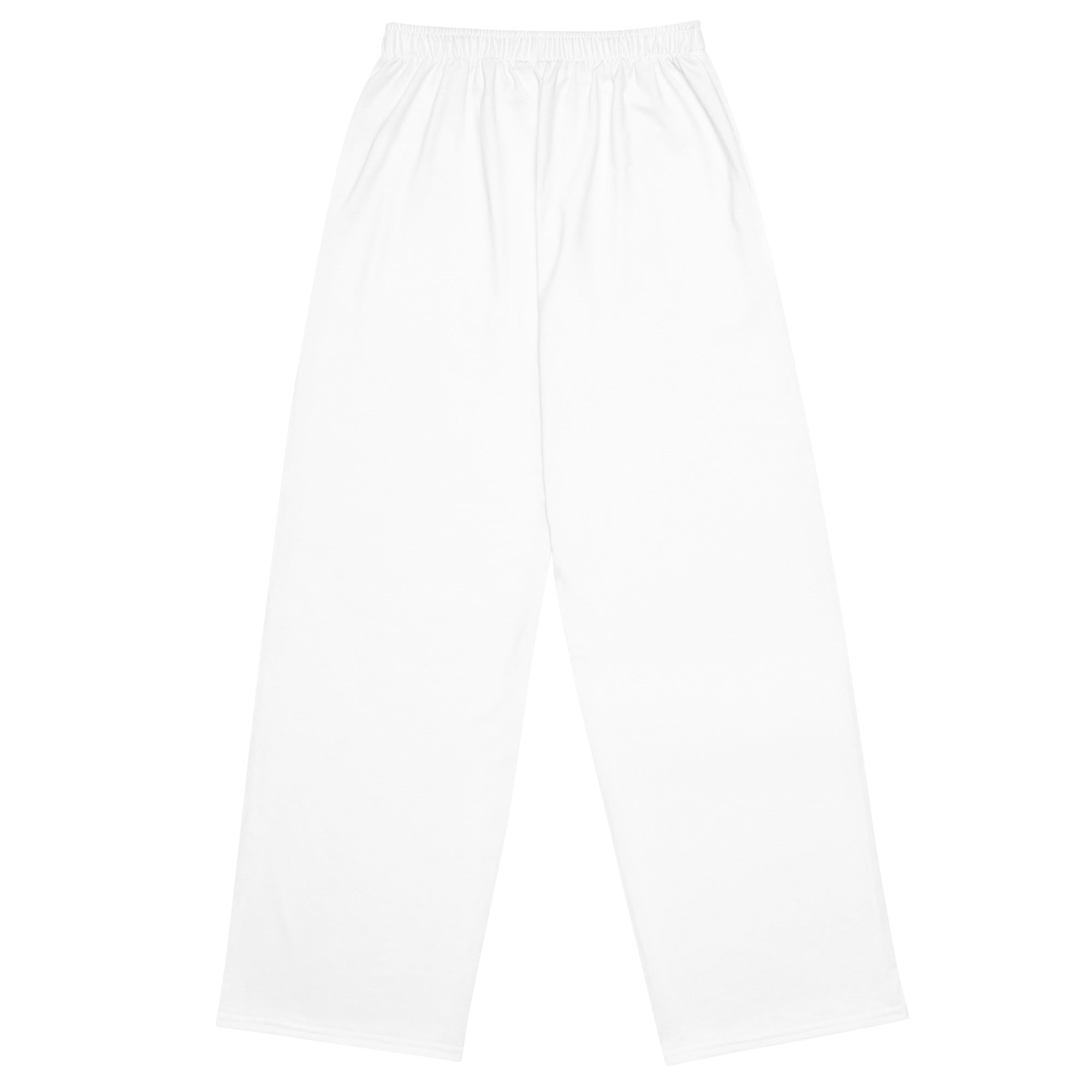 Granpaw golf - all-over-print-unisex-wide-leg-pants-white